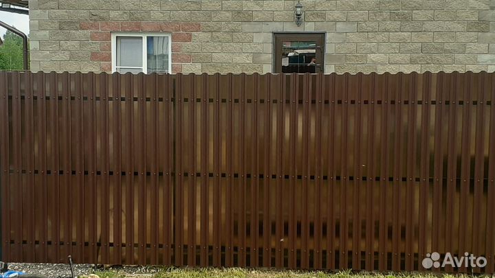 Штакетник металлический