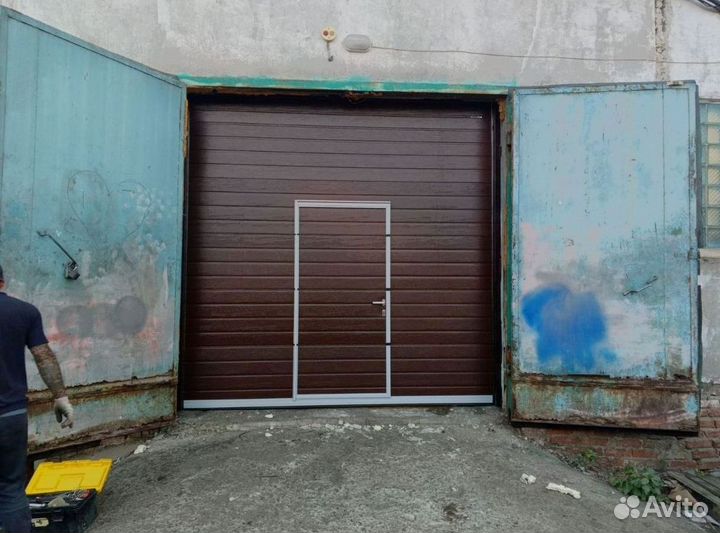 Автоматические ворота с монтажом