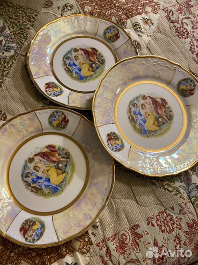 Тарелки Bernadotte czechoslovakia boheme