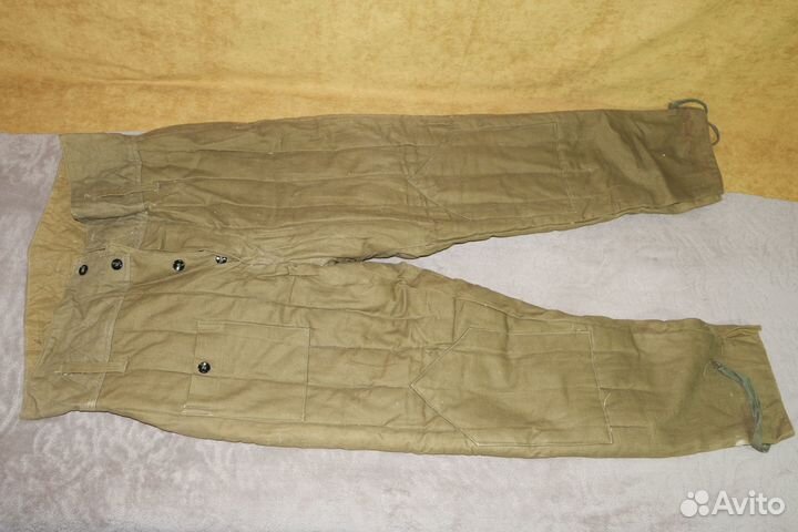 Ватные брюки