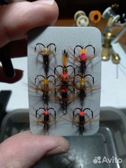 Нахлыстовые мушки разные