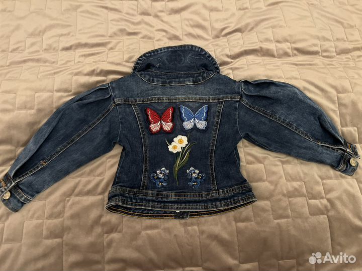 Джинсовый костюм для девочки 98 104