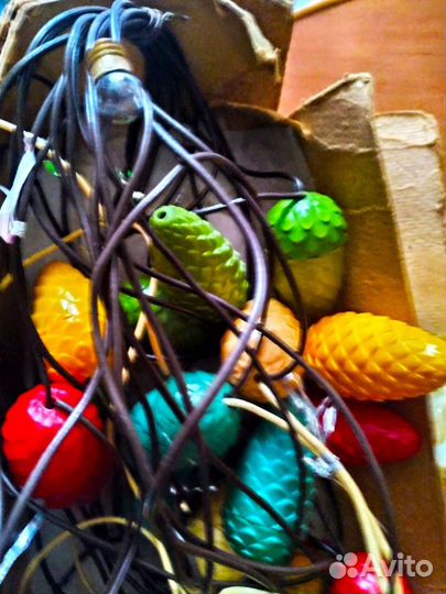 Елочная гирлянда СССР 1973год.