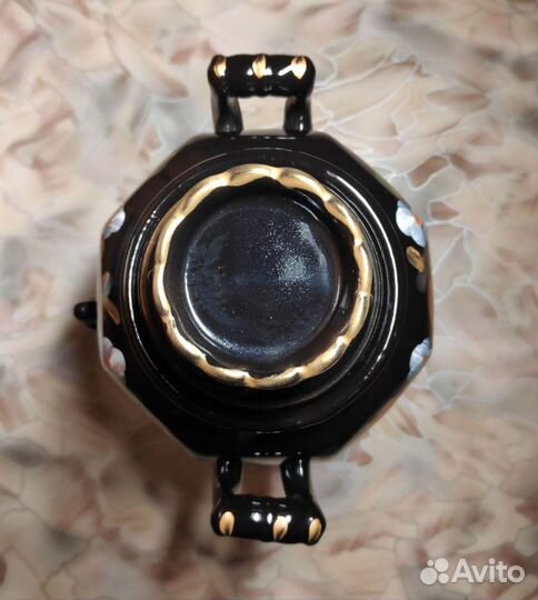 Самовар керамический, декор