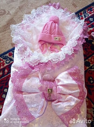 Конверт на выписку для девочки