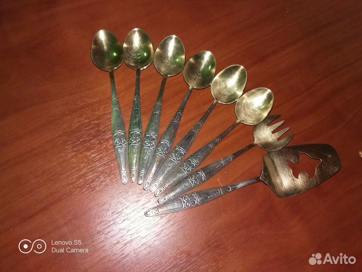 Десертный набор - Мельхиор