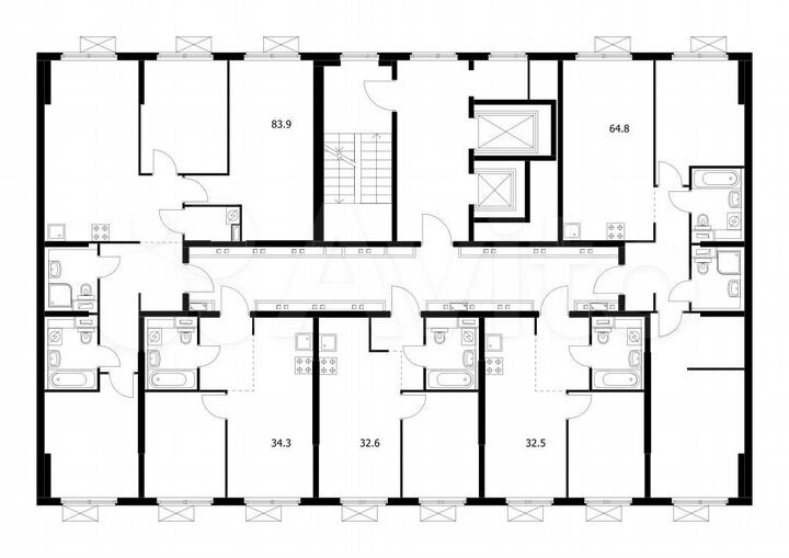 1-к. квартира, 32,5 м², 11/17 эт.