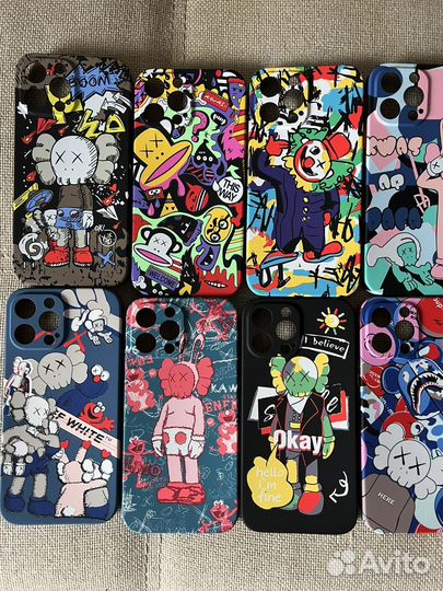 Чехлы на iPhone 13 pro max Kaws