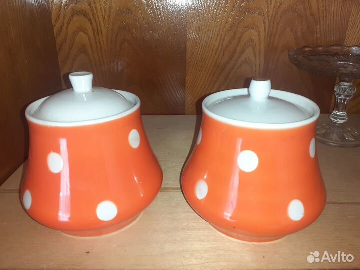 Вазочка СССР для сахара.соусник Дулево