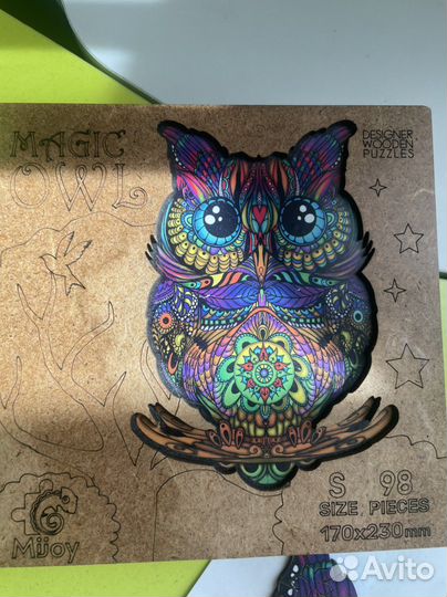 Пазл деревяный сова