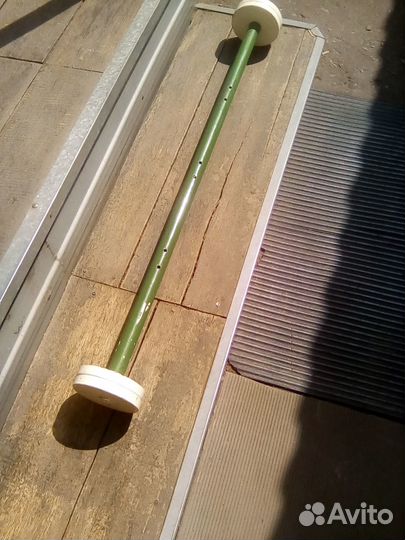 Штанга -гриф блины бу. Металл 100 /СССР