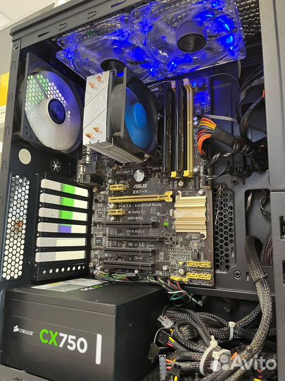 Системник intel core i7-4770/16gb/1000gb/750w