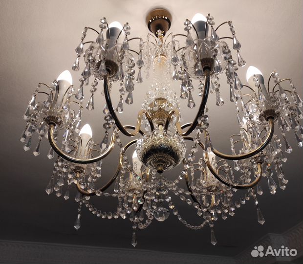 Люстра хрустальная богемия чехия