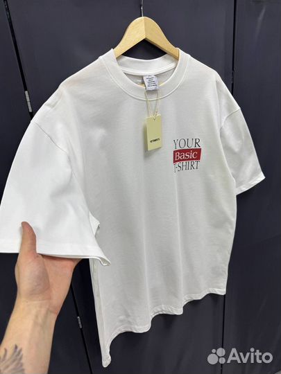 Футболка оверсайз vetements (новинка 2025)