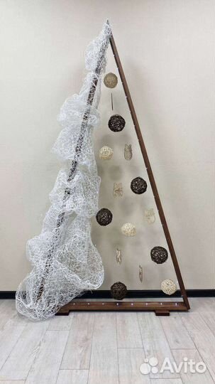 Набор дизайнерских ёлок (3шт.) новогодний декор