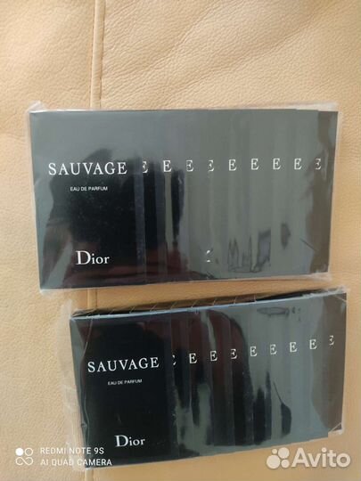 Новые пробники Dior Sauvage eau de Parfum