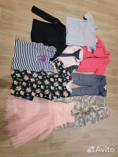 Вещи для девочки пакетом 134
