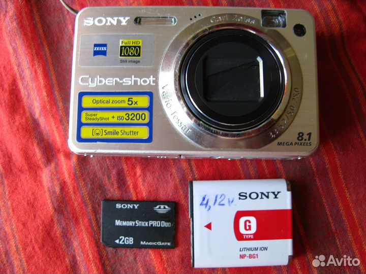 Фотоаппарат sony cyber shot dsc W 150