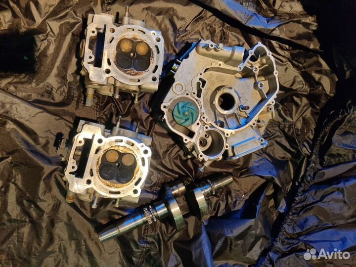 Двигатель и вариатор снегохода BRP