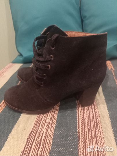 Зимние сапоги, ботинки.Испания. Кожа.40(26см )