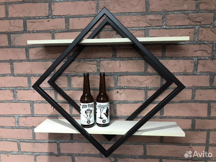 Полка настенная в стиле лофт