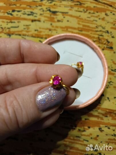 Серьги времен СССР