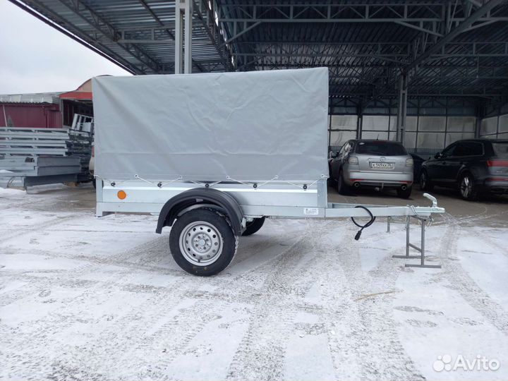 Прицеп цм эко плюс 2*1,3 тент 80 см, без колёс