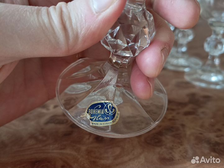 Рюмки хрусталь на ножке