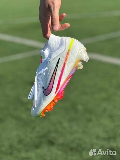 Бутсы Nike Mercurial white