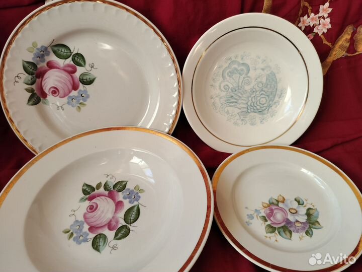 Тарелки фарфор Хайта, Дулево, лфз