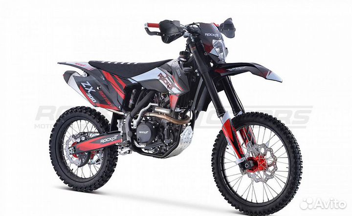 Мотоцикл кроссовый rockot ZX300 RED fury