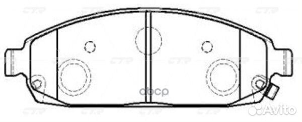 GK0098 колодки дисковые передние Jeep Commande