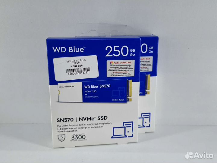 SSD nvme WD Blue 250Gb