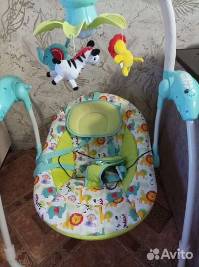 Детские электронные качели бу