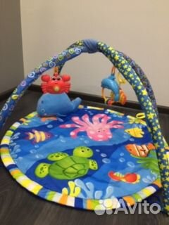Развивающий коврик подводный мир