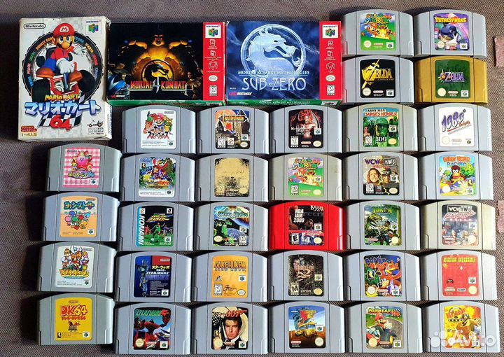 Картриджи nintendo 64