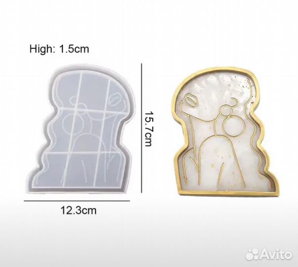 Силиконовая форма поднос