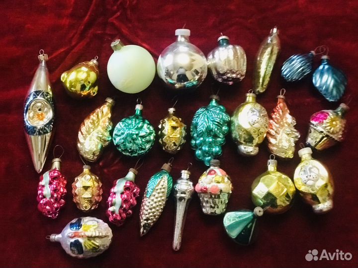 Елочные игрушки СССР
