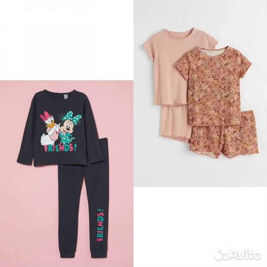 Пижама домашний костюм HM новый 98 104 110 116