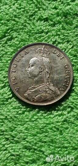 Флорин / 2 шиллинга, 1887 год Великобритания