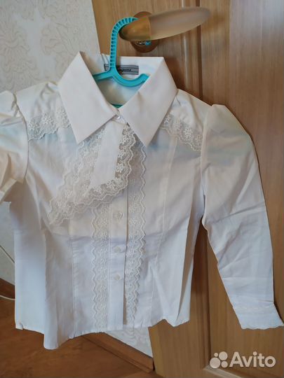 Блузка школьная 128