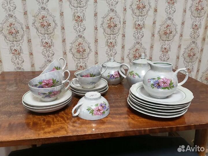 Чайный сервиз фарфор СССР