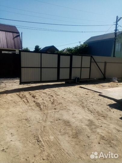 Откатые ворота. Сдвижные ворота