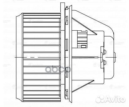 Электровентилятор отопителя LFH0790 luzar