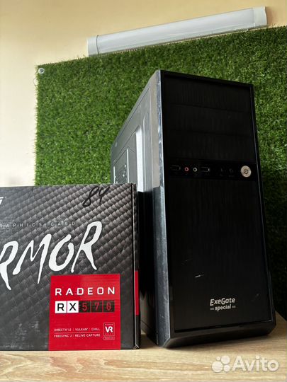 Игровой PC i3 3220/8gb/RX578/SSD