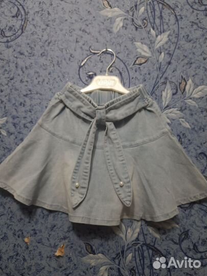 Юбка джинсовая на девочку