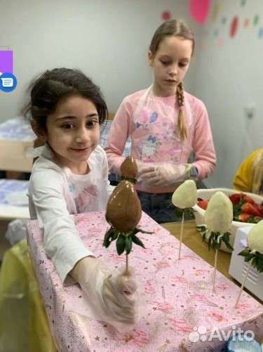 Шоколадный выездной мастер-класс для детей