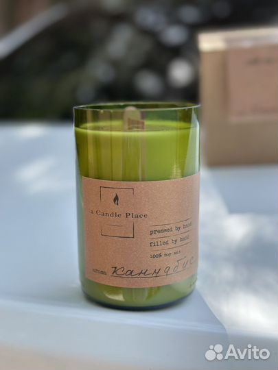 Свеча в винном стакане