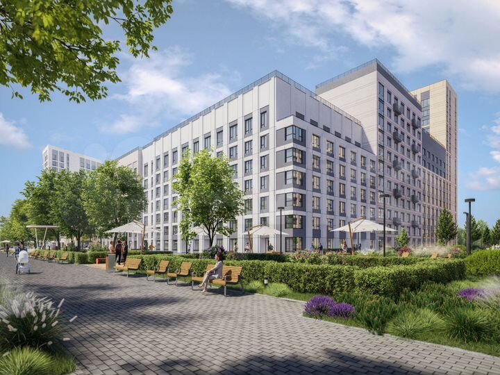 2-к. квартира, 60,8 м², 6/8 эт.