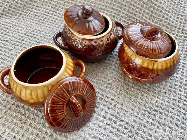 Горшок для запекания в духовке глиняные горшочки